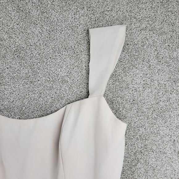 After Six Formal Dress Womens 10R Oat Chiffon Full Length Bridesmaid Evening - Picture 6 of 16